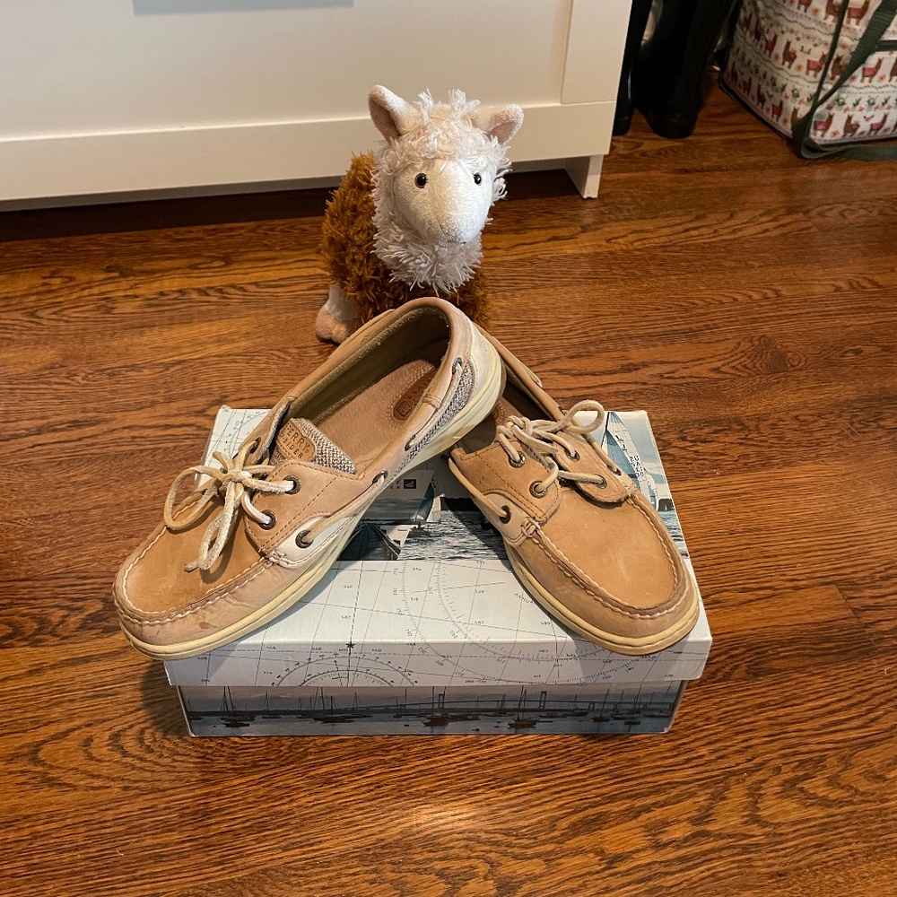 Sperry Bluefish 2 Eye Linen/Oat Boat Shoe